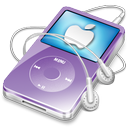 iPod Video Violet Apple Icon 128x128 png